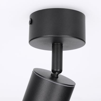 Brilagi - Spotlampe til badeværelse SELE 1xGU10/30W/230V IP44 sort