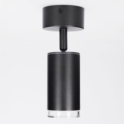 Brilagi - Spotlampe til badeværelse SELE 1xGU10/30W/230V IP44 sort
