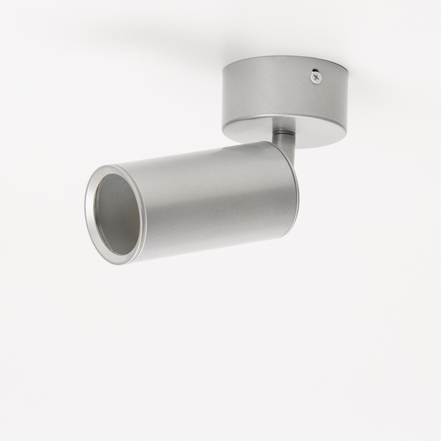 Brilagi - Spotlampe til badeværelse SELE 1xGU10/30W/230V IP44 sølvfarvet