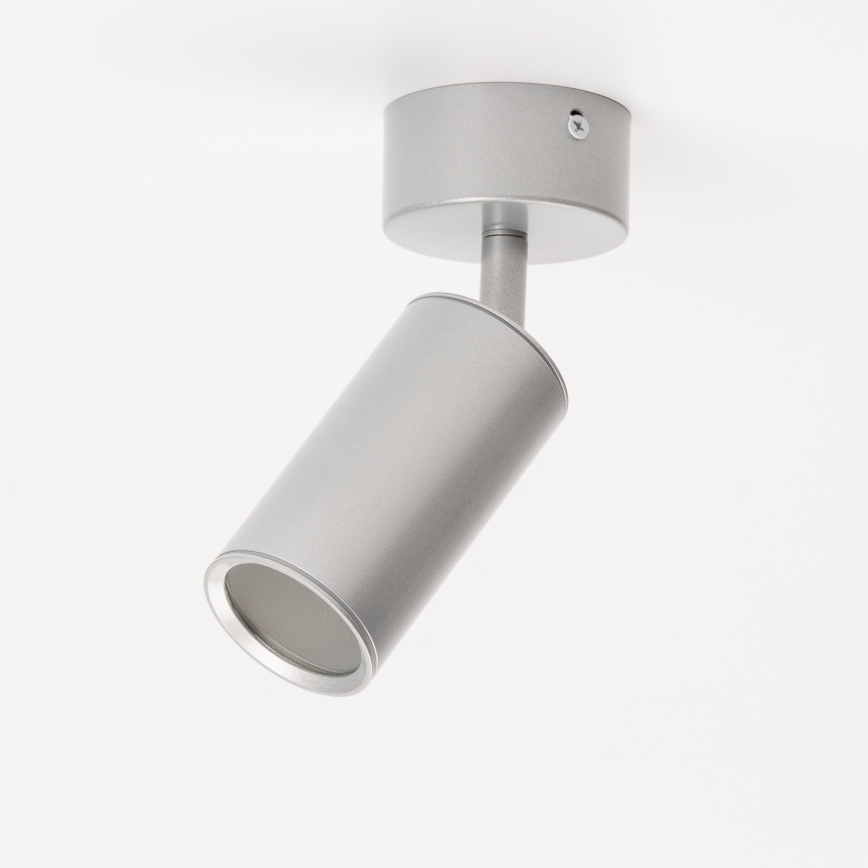 Brilagi - Spotlampe til badeværelse SELE 1xGU10/30W/230V IP44 sølvfarvet