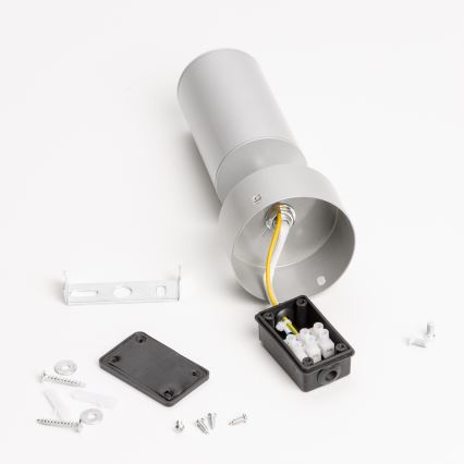Brilagi - Spotlampe til badeværelse SELE 1xGU10/30W/230V IP44 sølvfarvet