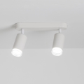 Brilagi - Spotlampe til badeværelse SELE 2xGU10/30W/230V IP44 hvid