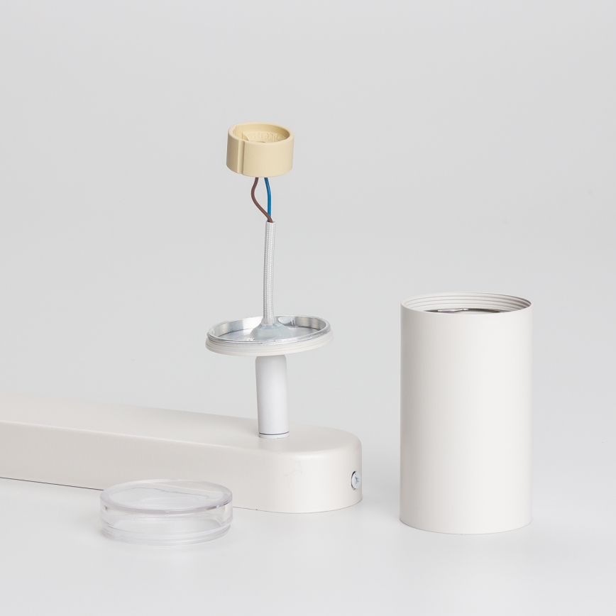 Brilagi - Spotlampe til badeværelse SELE 2xGU10/30W/230V IP44 hvid