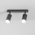 Brilagi - Spotlampe til badeværelse SELE 2xGU10/30W/230V IP44 sort