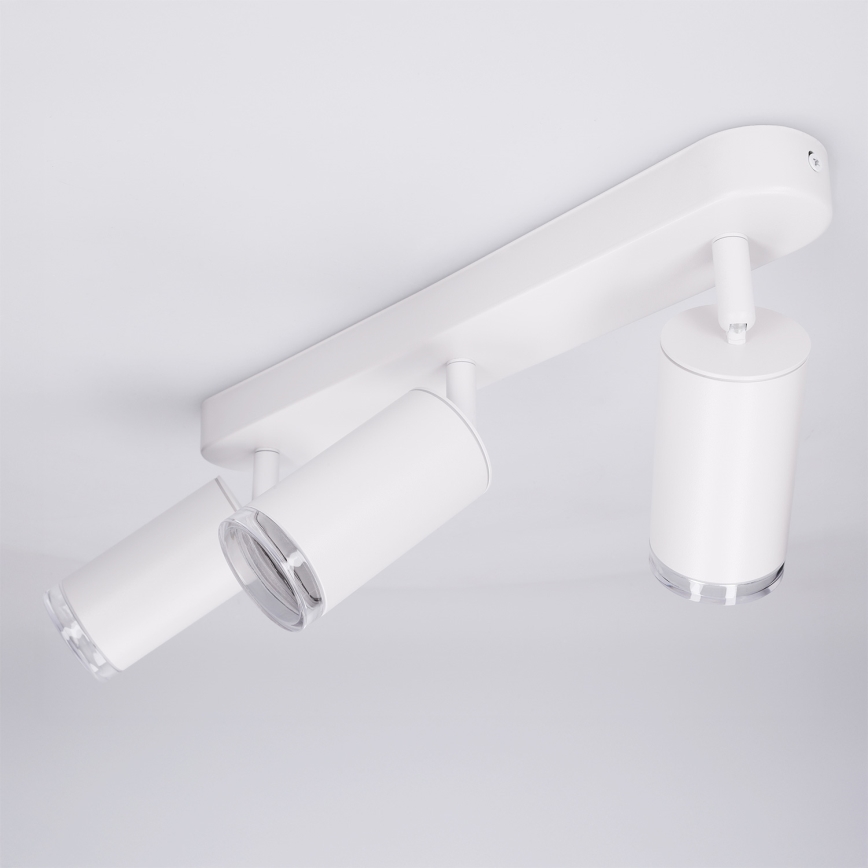 Brilagi - Spotlampe til badeværelse SELE 3xGU10/30W/230V IP44 hvid