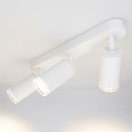 Brilagi - Spotlampe til badeværelse SELE 3xGU10/30W/230V IP44 hvid