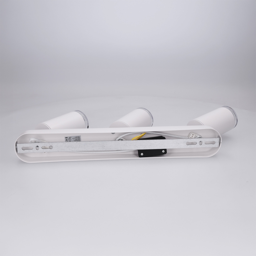 Brilagi - Spotlampe til badeværelse SELE 3xGU10/30W/230V IP44 hvid