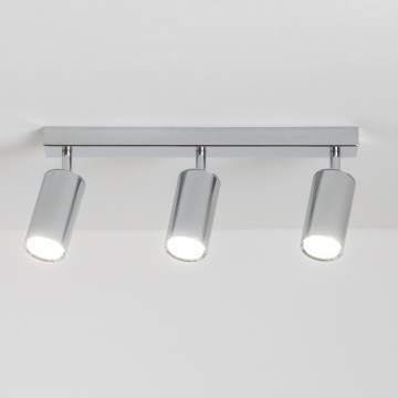 Brilagi - Spotlampe til badeværelse SELE 3xGU10/30W/230V IP44 skinnende krom