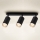 Brilagi - Spotlampe til badeværelse SELE 3xGU10/30W/230V IP44 sort