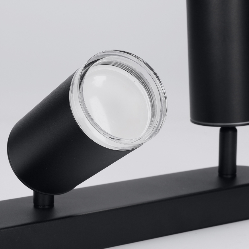 Brilagi - Spotlampe til badeværelse SELE 3xGU10/30W/230V IP44 sort