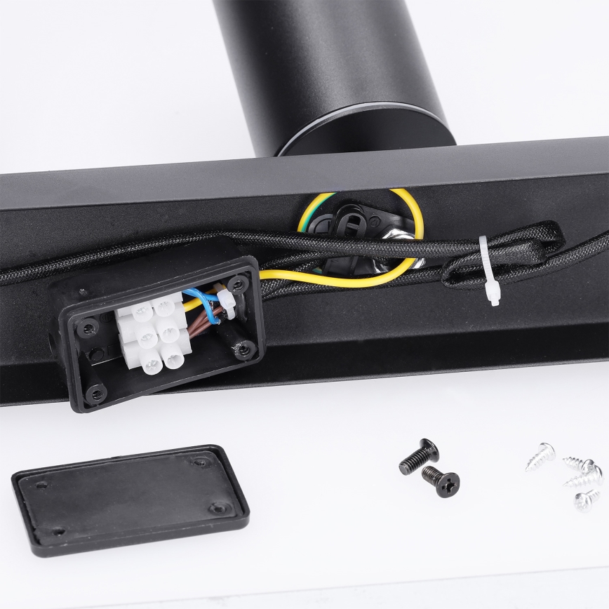 Brilagi - Spotlampe til badeværelse SELE 3xGU10/30W/230V IP44 sort