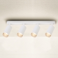 Brilagi - Spotlampe til badeværelse SELE 4xGU10/30W/230V IP44 hvid