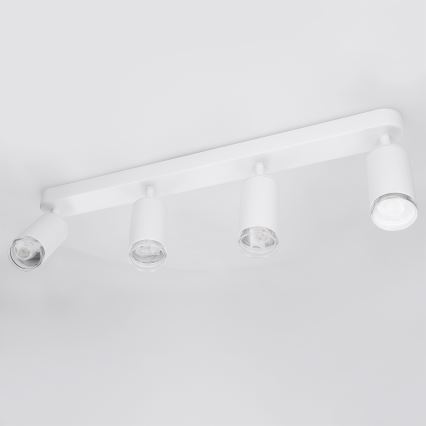 Brilagi - Spotlampe til badeværelse SELE 4xGU10/30W/230V IP44 hvid