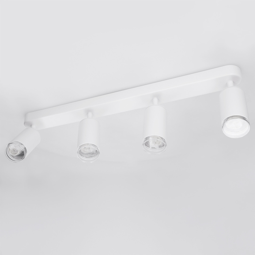 Brilagi - Spotlampe til badeværelse SELE 4xGU10/30W/230V IP44 hvid