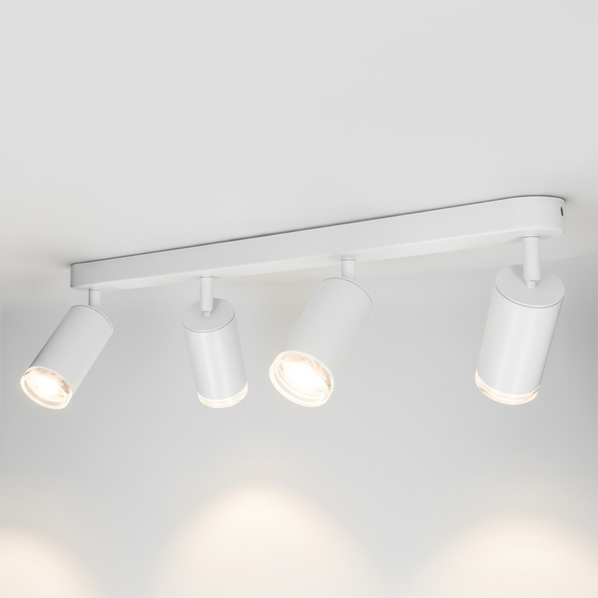 Brilagi - Spotlampe til badeværelse SELE 4xGU10/30W/230V IP44 hvid