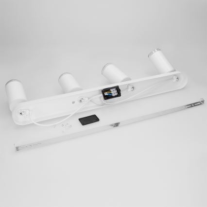 Brilagi - Spotlampe til badeværelse SELE 4xGU10/30W/230V IP44 hvid