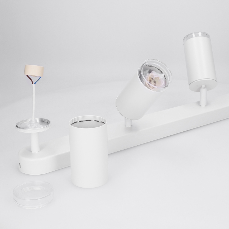 Brilagi - Spotlampe til badeværelse SELE 4xGU10/30W/230V IP44 hvid