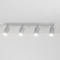 Brilagi - Spotlampe til badeværelse SELE 4xGU10/30W/230V IP44 sølvfarvet
