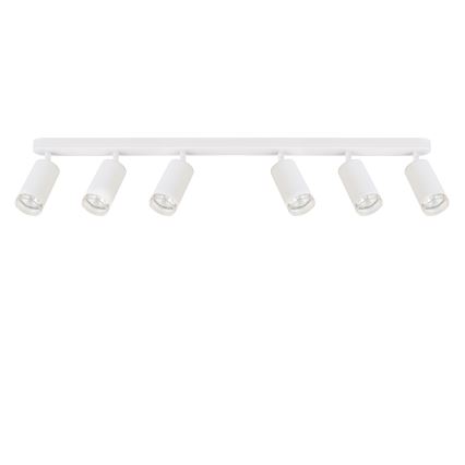 Brilagi - Spotlampe til badeværelse SELE 6xGU10/30W/230V IP44 hvid