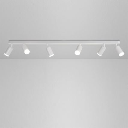 Brilagi - Spotlampe til badeværelse SELE 6xGU10/30W/230V IP44 hvid