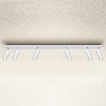 Brilagi - Spotlampe til badeværelse SELE 6xGU10/30W/230V IP44 skinnende krom