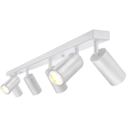 Brilagi - Spotlampe til badeværelse SELE 6xGU10/30W/230V IP44 skinnende krom