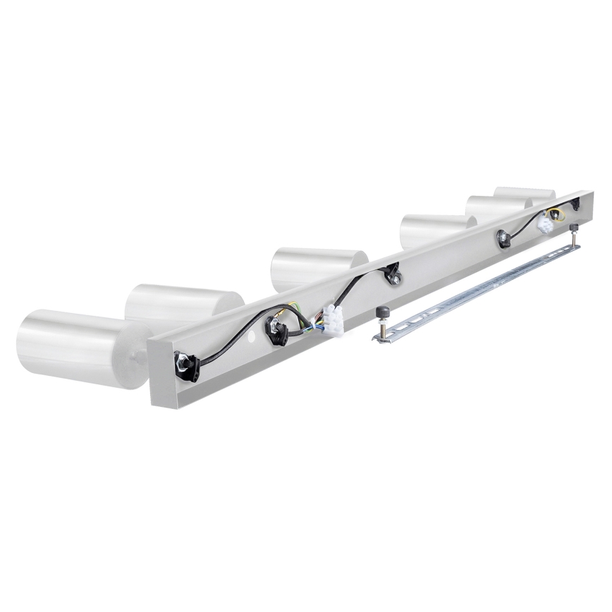 Brilagi - Spotlampe til badeværelse SELE 6xGU10/30W/230V IP44 skinnende krom