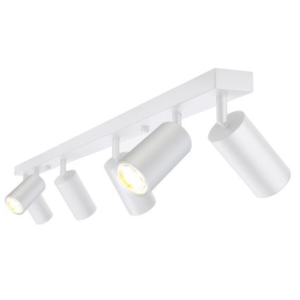 Brilagi - Spotlampe til badeværelse SELE 6xGU10/30W/230V IP44 sølvfarvet