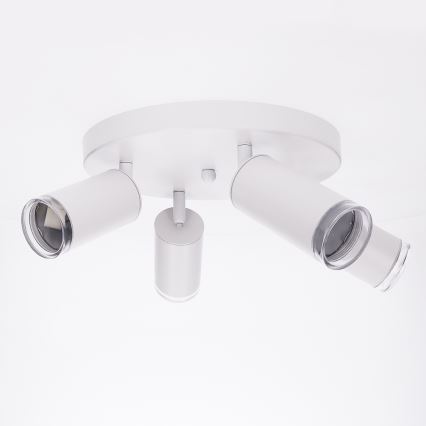 Brilagi - Spotlampe til badeværelse SELE AQUA 4xGU10/30W/230V IP44 hvid