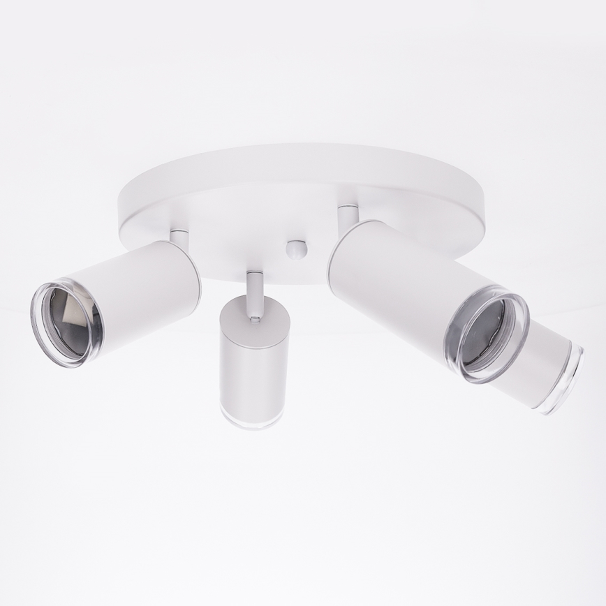 Brilagi - Spotlampe til badeværelse SELE AQUA 4xGU10/30W/230V IP44 hvid