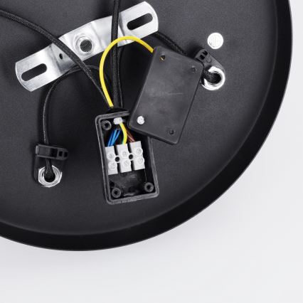 Brilagi - Spotlampe til badeværelse SELE AQUA 4xGU10/30W/230V IP44 sort