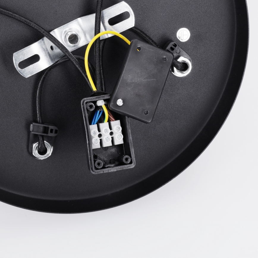 Brilagi - Spotlampe til badeværelse SELE AQUA 4xGU10/30W/230V IP44 sort
