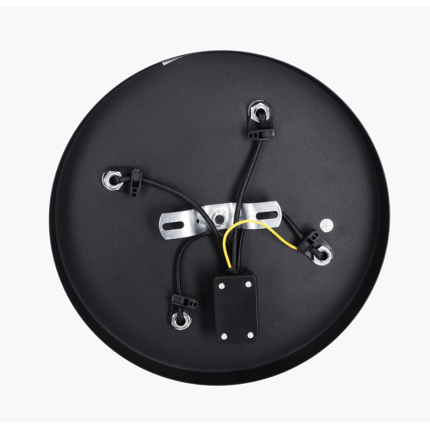 Brilagi - Spotlampe til badeværelse SELE AQUA 4xGU10/30W/230V IP44 sort