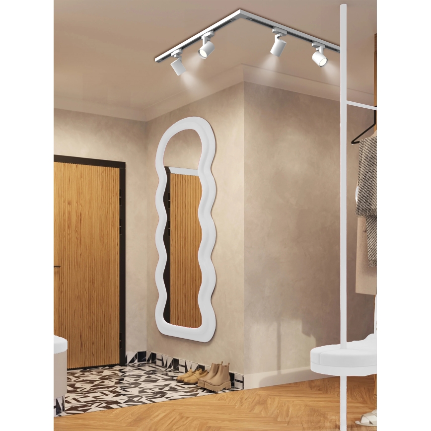 Brilagi - Spotlampe til skinnesystem HUSKY 4xGU10/10W/230V hvid