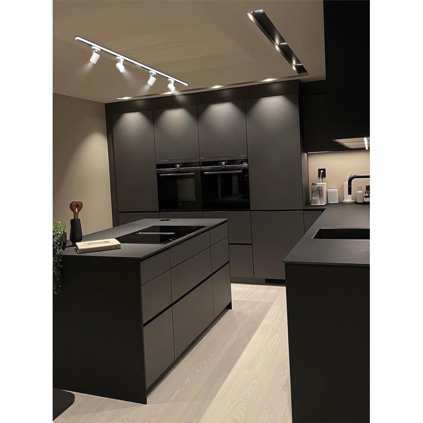 Brilagi - Spotlampe til skinnesystem HUSKY 4xGU10/10W/230V hvid