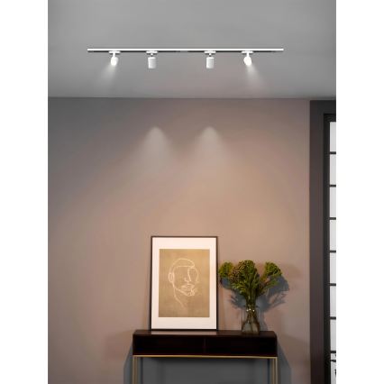 Brilagi - Spotlampe til skinnesystem HUSKY 4xGU10/10W/230V hvid