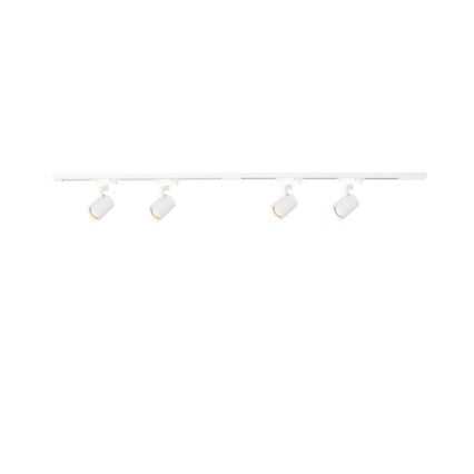 Brilagi - Spotlampe til skinnesystem HUSKY 4xGU10/10W/230V hvid