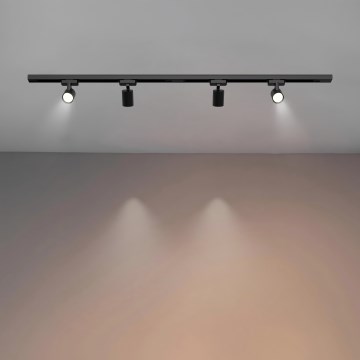 Brilagi - Spotlampe til skinnesystem HUSKY 4xGU10/10W/230V sort