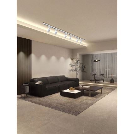 Brilagi - Spotlampe til skinnesystem HUSKY 6xGU10/10W/230V hvid