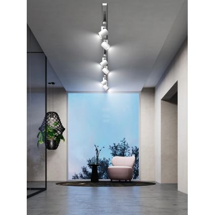 Brilagi - Spotlampe til skinnesystem HUSKY 6xGU10/10W/230V hvid