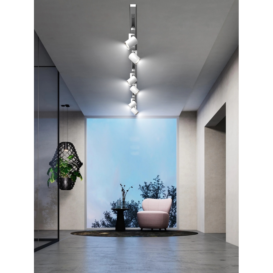 Brilagi - Spotlampe til skinnesystem HUSKY 6xGU10/10W/230V hvid