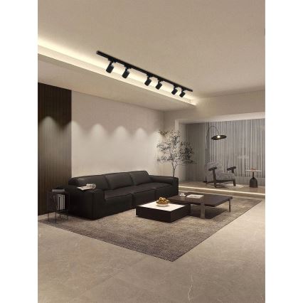 Brilagi - Spotlampe til skinnesystem HUSKY 6xGU10/10W/230V sort