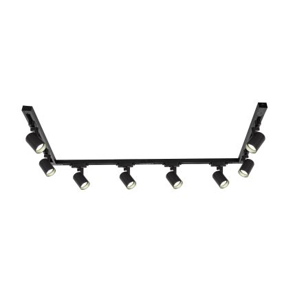 BRILAGI - Spotlampe til skinnesystem HUSKY 8xGU10/10W/230V 300 cm sort