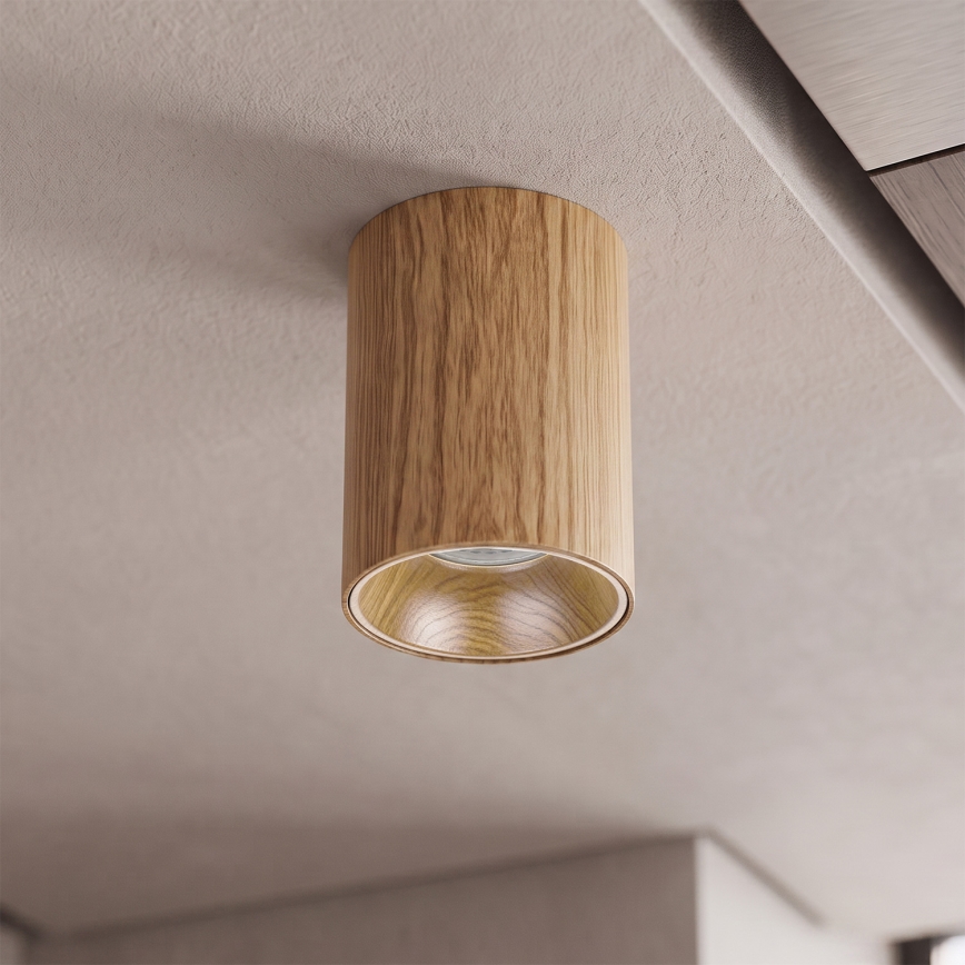 BRILAGI - Spotlampe TRINE 1xGU10/30W/230V egetræ-dekor