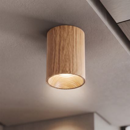 BRILAGI - Spotlampe TRINE 1xGU10/30W/230V egetræ-dekor