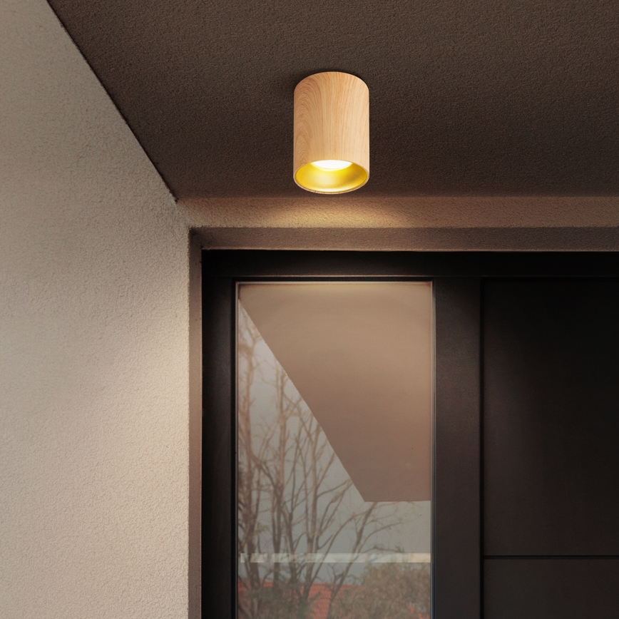Brilagi - Spotlampe TRINE 1xGU10/30W/230V egetræsdekor