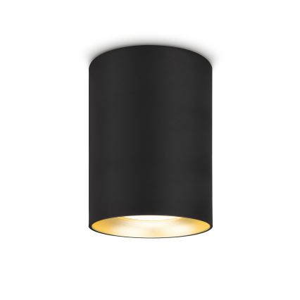Brilagi - Spotlampe TRINE 1xGU10/30W/230V sort/guldfarvet