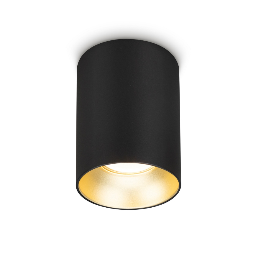 Brilagi - Spotlampe TRINE 1xGU10/30W/230V sort/guldfarvet