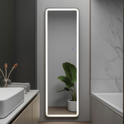 Brilagi - Gulvspejl ELEGANZA LED/42W/230V 160x50 cm IP44 CRI 90 dæmpbart + CCT