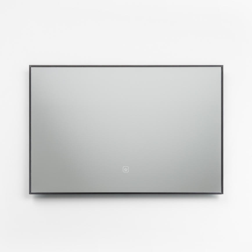 Brilagi - LED-badeværelsesspejl SUELLO LED/20W/230V 40x60 cm sort IP44 CRI 90 dæmpbart + CCT